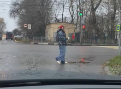 Самый позитивный способ переходить дорогу сняли в Воронеже