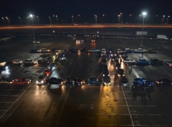 Воронежские автолюбители провели последний флешмоб в 2014 году 