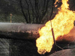 В Воронежской области на газопроводе произошел взрыв с возгоранием