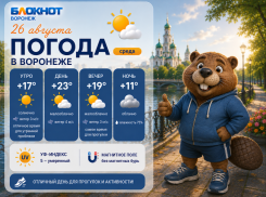 Прохладные вечера: прогноз погоды в Воронеже	