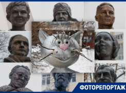 Каменные лица: портреты застывших наблюдателей воронежских улиц