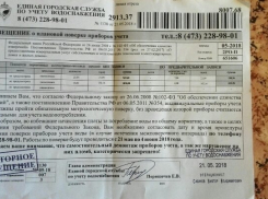 Объявления о поверке счетчиков продолжают терроризировать воронежцев