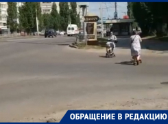 Опасная «зебра» вынуждает воронежцев рисковать жизнями