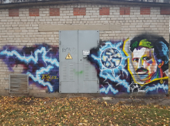 Отличное граффити Теслы нарисовали в самом подходящем месте в Воронеже 