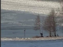 Голая прогулка по льду попала на видео в Воронеже