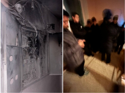 Воронежцы задержали группу подростков после пожара в подъезде 