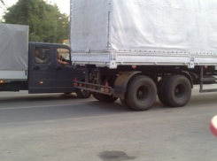 Конвой с гуманитарной помощью Украине едет из Воронежа в Белгород (ВИДЕО)