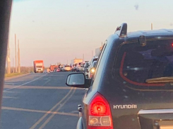 Адская пробка из-за ДТП образовалась на подъезде к Воронежу