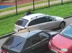 Попытка побега с места нелепого ДТП попала на видео в Воронеже