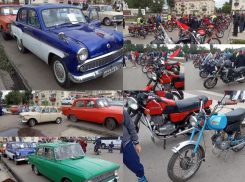 Появились фотографии с выставки ретро-техники в Борисоглебске Воронежской области