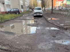 «Такое ощущение, что в глухой деревне» – болото вместо дороги в Воронеже показала мама с коляской