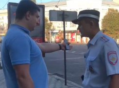 Гаишник-нарушитель сбежал от бдительного гражданина в центре Воронежа