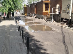 Дыры позора на улице Почетного гражданина и ветерана заметили в Воронеже