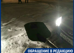 Снег с платных парковок начали убирать сами жители Воронежа