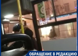 Маршрутчик отчитал пассажира из-за замечания о нарушении ПДД в Воронеже