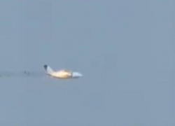 Опубликовано видео крушения воронежского самолета Ил-112В