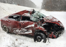19-летний водитель погиб в ДТП с двумя фурами в Воронежской области
