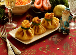 Что приготовить к Новому году: блюдо "Мешок Деда Мороза"