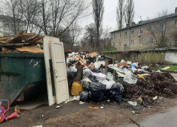 Возврата денег потребовали воронежцы за переполненные мусором контейнерные площадки