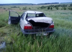 Машина с тремя детьми перевернулась в Воронежской области