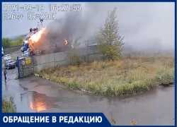 Загадочный пожар произошел в день выборов в Воронеже