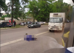 Опубликовано фото с пешеходом, погибшим под колесами грузовика в Воронеже 