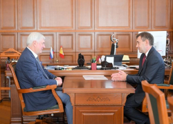 Сенатор Нетесов провел первую рабочую встречу после инсульта 