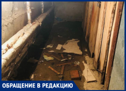  К чему привел прорыв трубы в подвале, показали в центре Воронежа 
