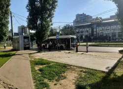 Автобусная недо-остановка прожаривает воронежцев в бешеную жару