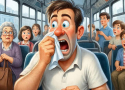 О респираторном этикете в общественном транспорте напомнили воронежцам