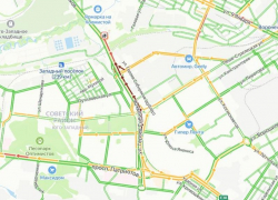 Воронежцы застряли в 2-километровой пробке на улице Героев Сибиряков