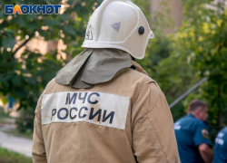 Пожар на Ленинском проспекте в Воронеже 