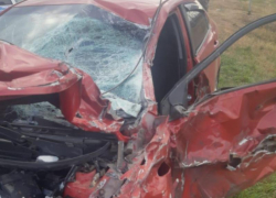 Последствия столкновения КамАЗа и легковушки под Воронежем показали на фото 