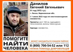 51-летнего мужчину, пропавшего почти год назад, ищут в Воронежской области