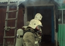 Во время пожара под Воронежем погиб мужчина