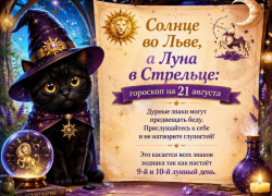 Солнце во Льве, а Луна в Стрельце: гороскоп на 21 августа