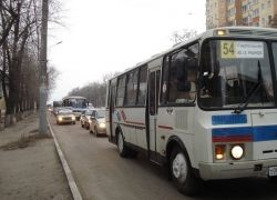 В Воронеже на улице 9 января образовалась большая пробка