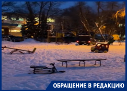 Детскую площадку превратили в проезд для избранных в Воронеже 