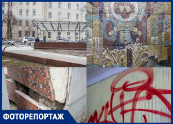 Варварство граффитчиков и поеденная временем облицовка: чем печалит взор воронежцев переход у ЮВЖД