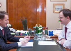 Министр культуры пообещал воронежскому губернатору помочь в получении 200 млн. рублей на строительство Камерного театра