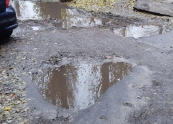 Кругом болото: непроходимый двор показали в Воронеже