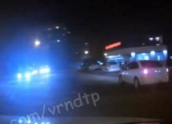Чудесное спасение от ДТП снял воронежец от 1-го лица
