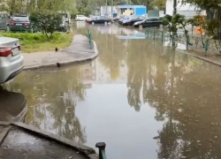 Водоканал приступил к откачке моря в воронежском дворе