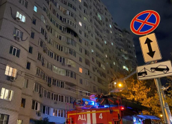 Пожар произошел в квартире на девятом этаже дома в Воронеже 