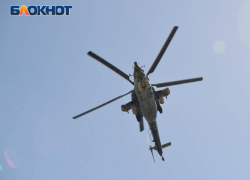 Частный вертолет рухнул в поле под Воронежем