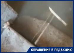 Подвал затопило фекальными жидкостями по самые ступеньки в Воронеже