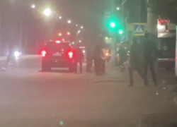 Массовая драка со стрельбой попала на видео в Воронеже