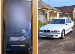 Мать посадила 13-летнего сына за руль BMW в Воронежской области – опубликовано видео 