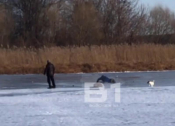 Воронежец на коньках провалился под лед – опубликовано видео от первого лица