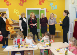 Вице-мэр Воронежа Надежда Савицкая инспектировала детский сад без бахил